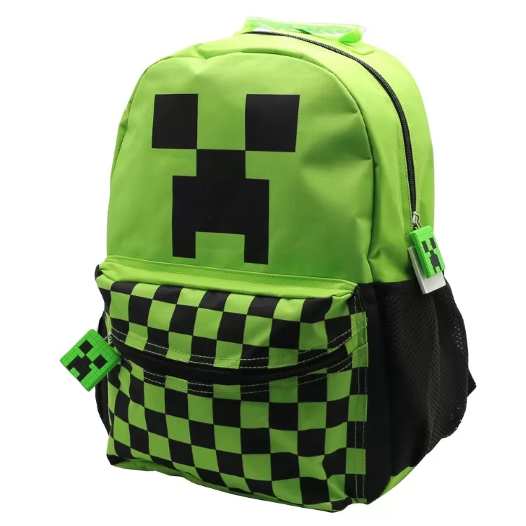 Mochila Escolar Cresko 2026 Minecraft 16" art.MI097